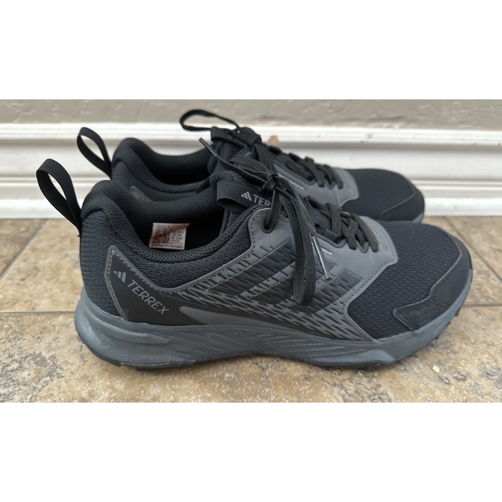 adidas Tracefinder Black Dark Grey Men Trail Running Shoes Sneakers IH2930 Sz8.5